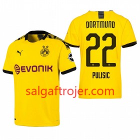 Borussia Dortmund Fodboldtrøjer Christian Pulisic 22 Hjemmebanesæt 2019/20 Kort ærmer